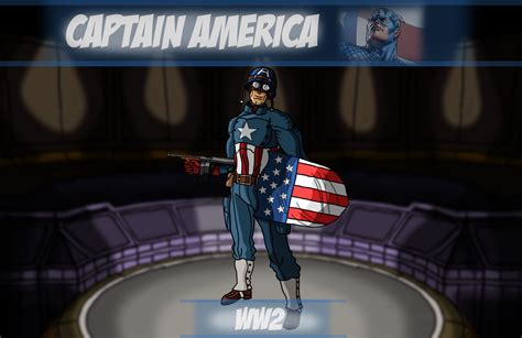 Ultimate Alliance Captain America Ww2 By Clanfortesque On Deviantart