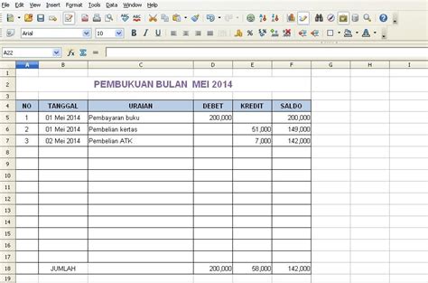 Contoh Laporan Keuangan Excel Terupdate Zahir