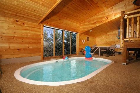 Private Indoor Pools Picture Of Smoky Cove Chalet And Cabin Rentals