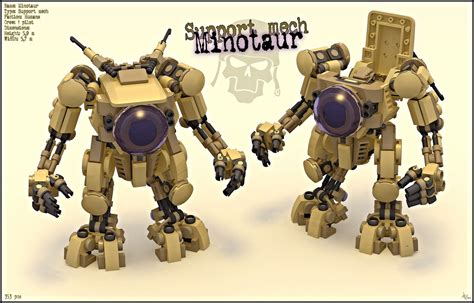 Minotaur Lego Mecha Mech Lego