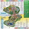 A Map of Disney's twin parks: Disneyland and California adventure ...