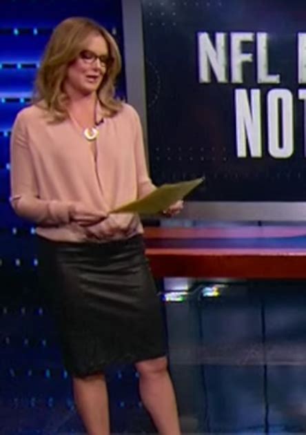 Leather Skirt Pumps Wendi Nix In A Leather Skirt On Nfl