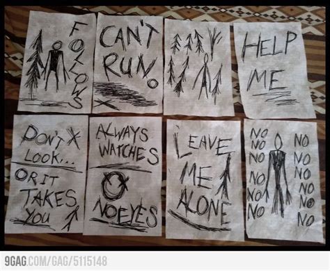 How to set up the game: Slender man notes should put these in the woods lol