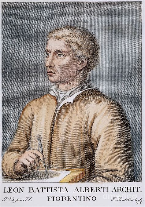 Leone Battista Alberti 1404 1472 Italian Mathematician Architect