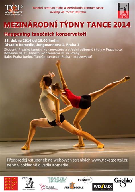 Mezinárodní týdny tance vyvrcholí Happeningem konzervatoří Taneční aktuality