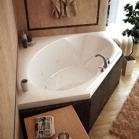 Whirlpool tubs may have so many features to consider when buying. Atlantis Whirlpools 6060VDL Venus 60 x 60 Corner Air ...