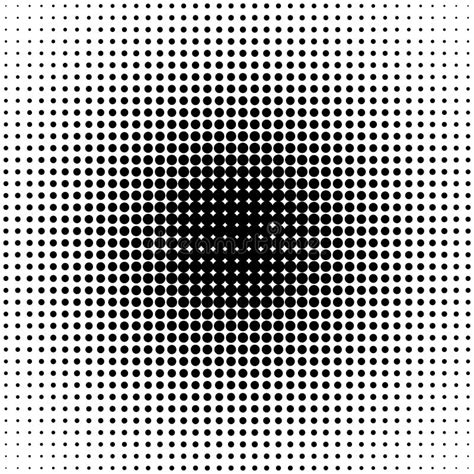 Abstract Halftone Gradient Background Circle Of Dots In Linear