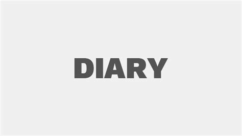 ダイアリー（diary）｜hmdt