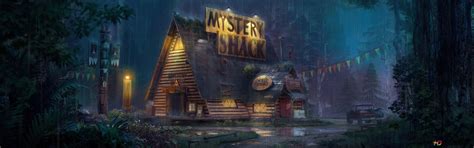 Gravity Falls Mystery Shack 4k Wallpaper Download