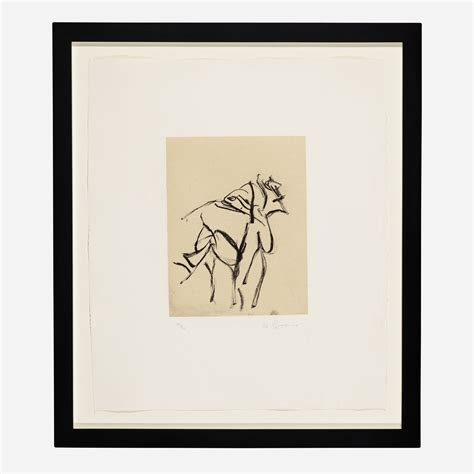 Willem De Kooning Untitled From The Seventeen Lithographs For Frank O