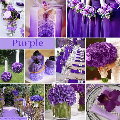 purple wedding color combination options exclusively weddings purple wedding tables