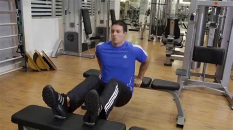 Bench Dips Triceps Exercise Youtube