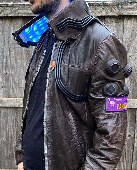 Cyberpunk 2077 Light Up Samurai Replica Cosplay Jacket Etsy