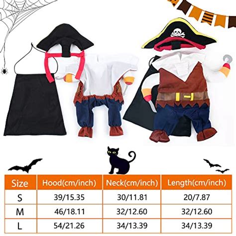 Funny Cat Pirate Costumes Caribbean Style Pet Dressing Up Cosplay