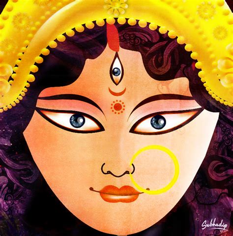 Goddess Durga By Subhadipkoley On Deviantart
