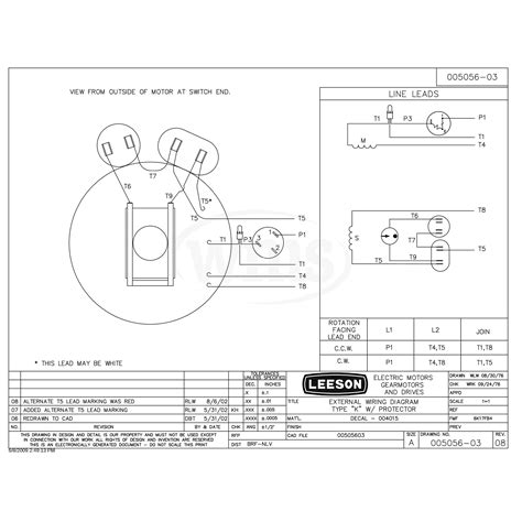 Leeson Single Phase Motor Wiring Diagram