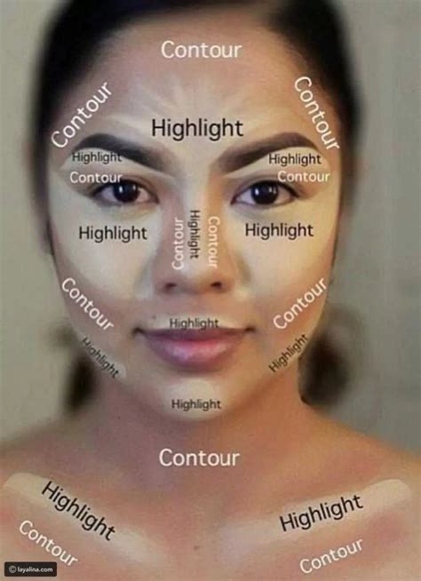 Contouring 40 Infographics For Contouring Highlights And Blush