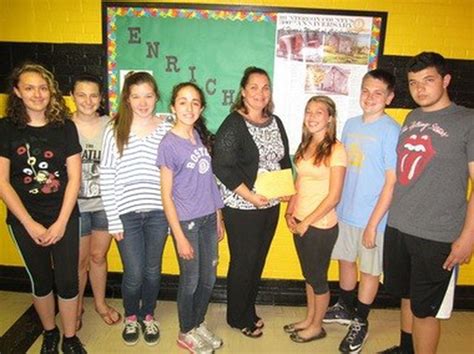 Eighth Grade Students At Union Township Middle School Raise 110 For