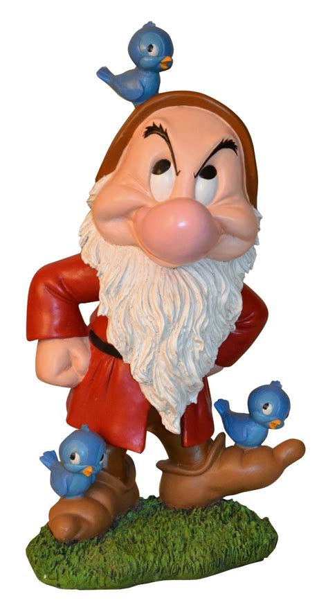 Disneys Grumpy Dwarf Gnome With Bluebirds Gnome Miracle