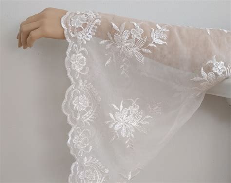 Boho Victorian Removable Sleeves Detachable Bicep Off White Lace