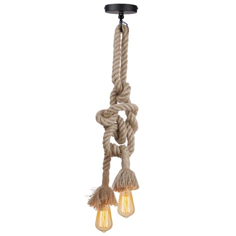 Buy 235m Vintage Retro Countryside Hemp Rope Lamp