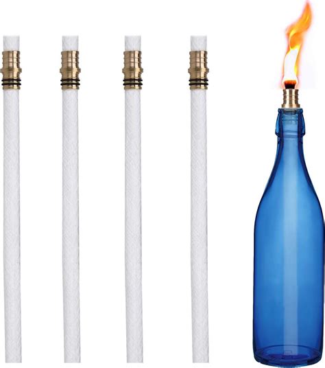 Vzoo Wine Bottle Torch Kit 4 Pack Includes 4 Long Life