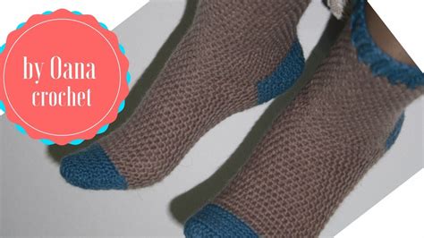 Crochet Toe Up Socks Without Seam By Oana Youtube