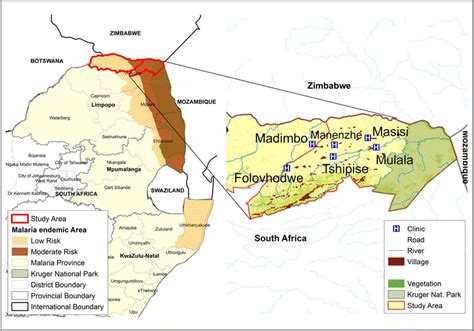 Map Of The Study Site In Vhembe District Limpopo Province South