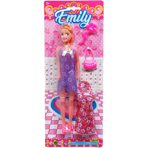 Wholesale 11 Emily Doll With Accessories Assorted Dollardays