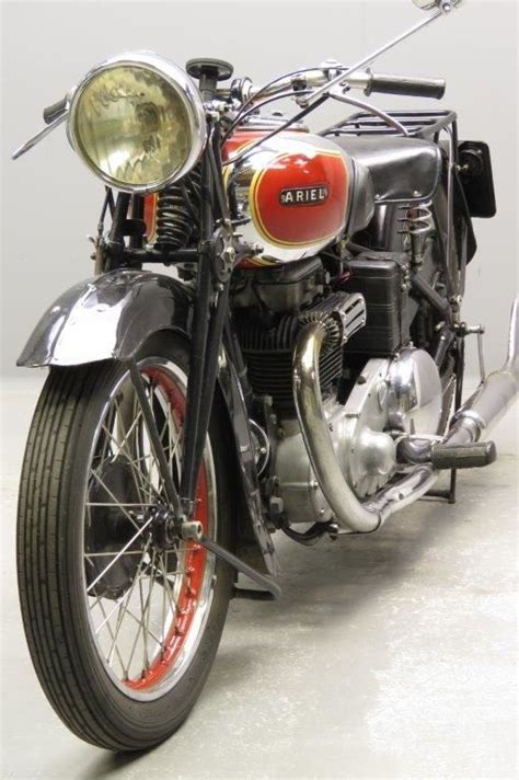 Vintage Ariel 4g 1938 Motorcycle Retro Motorcycles Bikepost In 2020