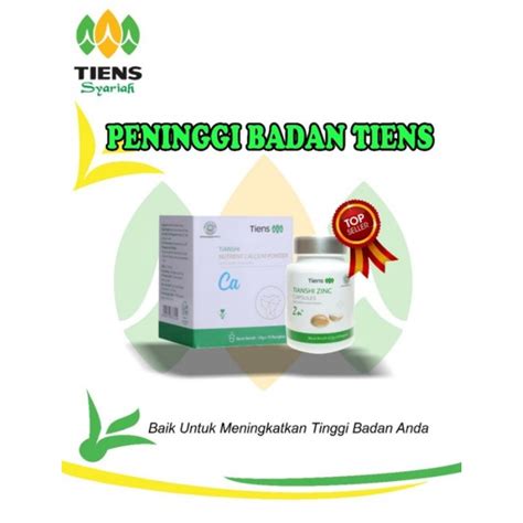 Jual Paket Peninggi Badan Tiens Calcium Zinc Shopee Indonesia