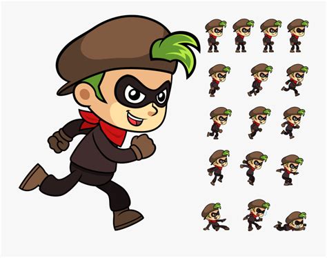 2d Character Sprite Png Free Transparent Clipart Clipartkey