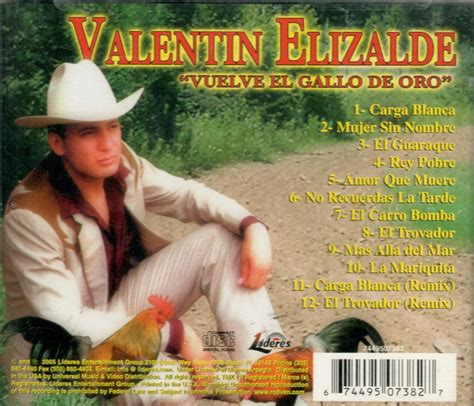 Valentin Elizalde Cd Vuelve El Gallo De Oro Lid 50738 Musica Tierra