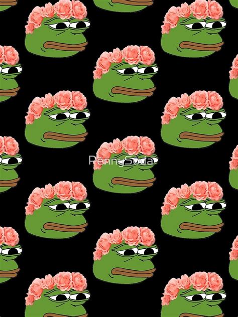 Flower Crown Pepe Frog T Shirt By Pennysoda Redbubble
