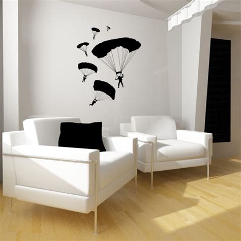 Parachute Wall Decals Home Decor Bedroom Home Wall Decor Living Room