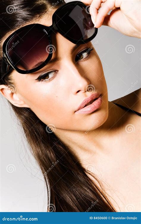 Sunglasses Portrait Stock Photo Image