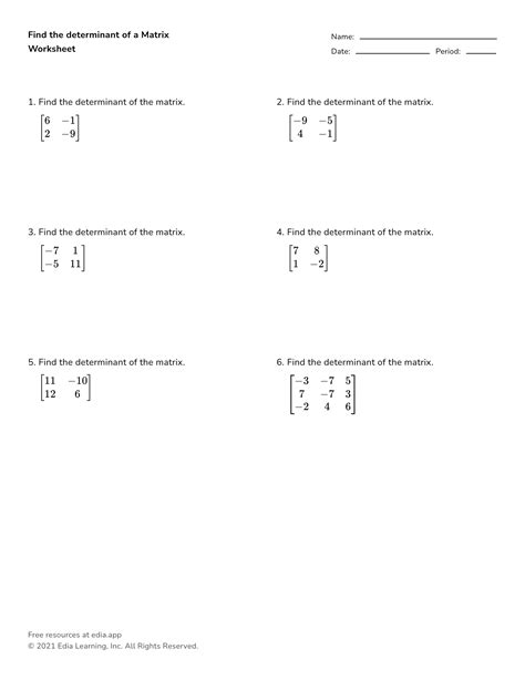 Matrix Multiplication And Word Problems Worksheet 3 Worksheets Library