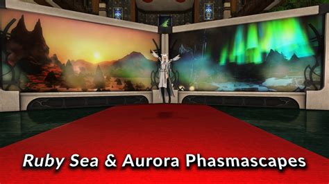 Ffxiv Ruby Sea And Aurora Phasmascape Housing Items Youtube
