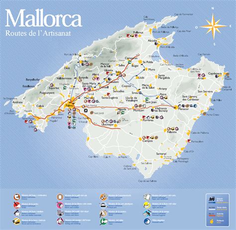 Mapa De Las Islas Baleares Viajes A Mallorca Mallorca Palma De Mallorca