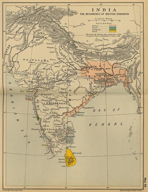 Map Of India 1783