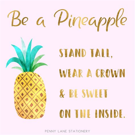 Be Like A Pineapple Quote Shortquotescc