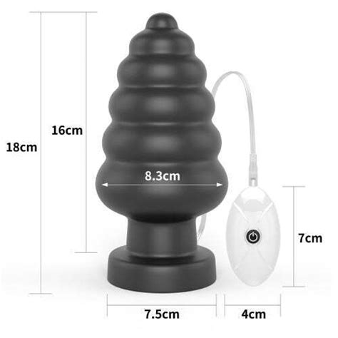 Xl Big Vibrating Anal Plug Huge Dildo Vibrator Prostate Massager Dilator Sex Toy Ebay