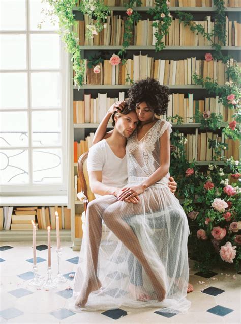 Playful Couples Boudoir Session In A Stunning Parisian Apartment