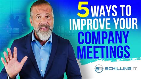 5 Ways To Improve Your Company Meetings Youtube