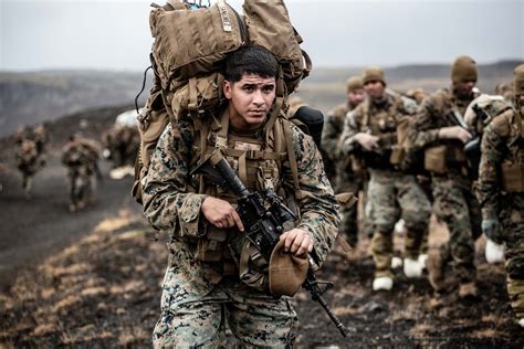 Marine Corps Infantry In Combat