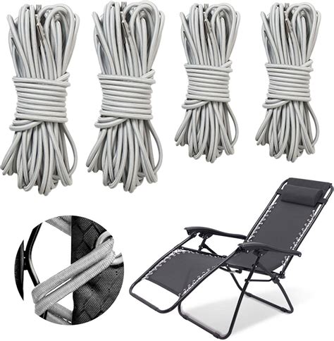 Viksaun 4 Pieces Universal Replacement Elastic Cords Replacement Cord