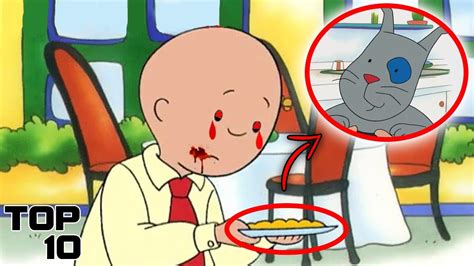 Top 10 Scary Caillou Urban Legends Part 2 Youtube