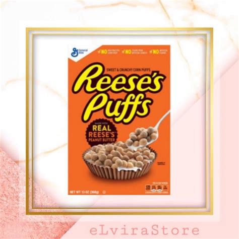 jual general mills reese s puffs peanut butter corn puffs cereal 368g shopee indonesia