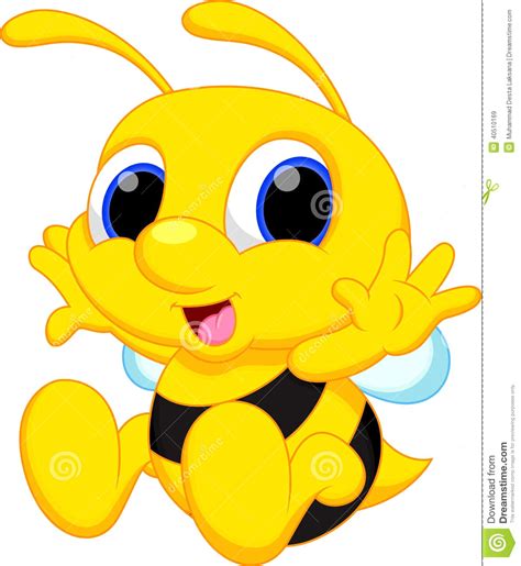 Cute Bumble Bee Drawing Free Download On Clipartmag