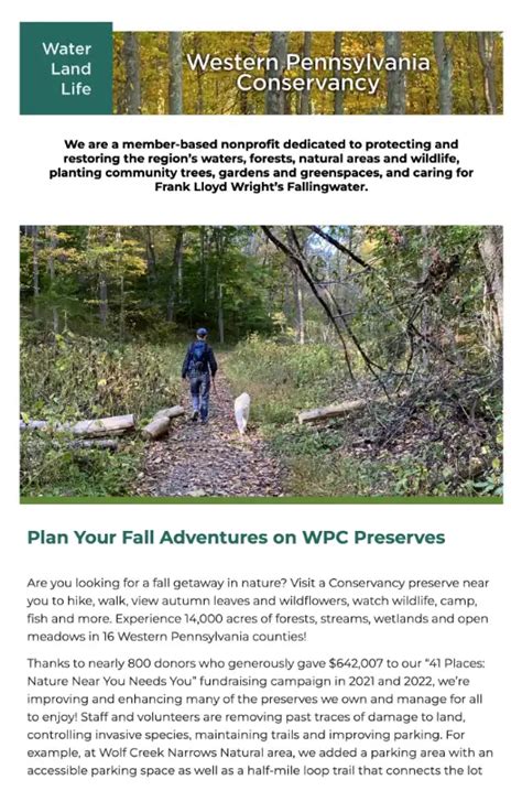 Wpc Homepage Western Pennsylvania Conservancy